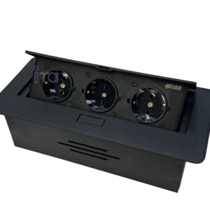 پریز توکار رومیزی دو پریز پلاس تیسا